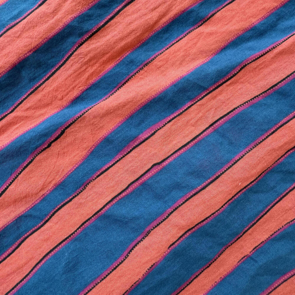 Natalie Martin Striped Cotton Midi Dress with Tie Belt - Picture 6 of 9